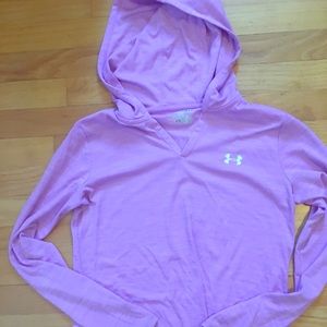 Purple Under Armour light weight hoodie